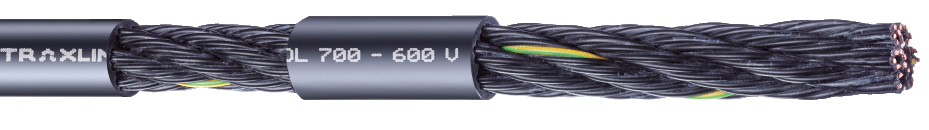 Flexible cable - Tsubaki Kabelschlepp - Control - 5G1mm²